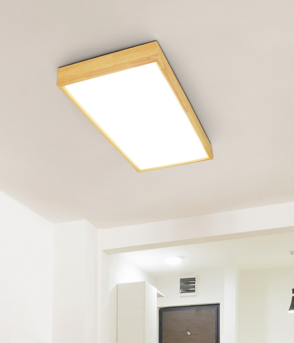 LED 우드 거실 2등
