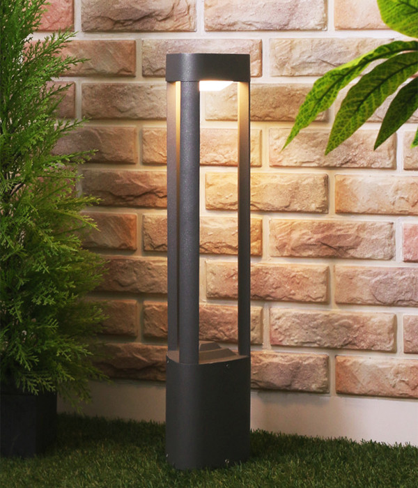 LED 트리움 볼라드 7W 그레이 3000K