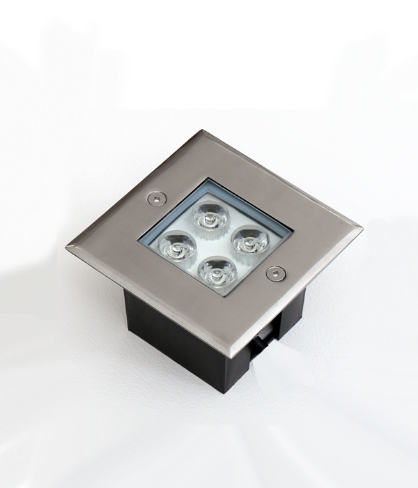 정사각 LED 지중등 4W