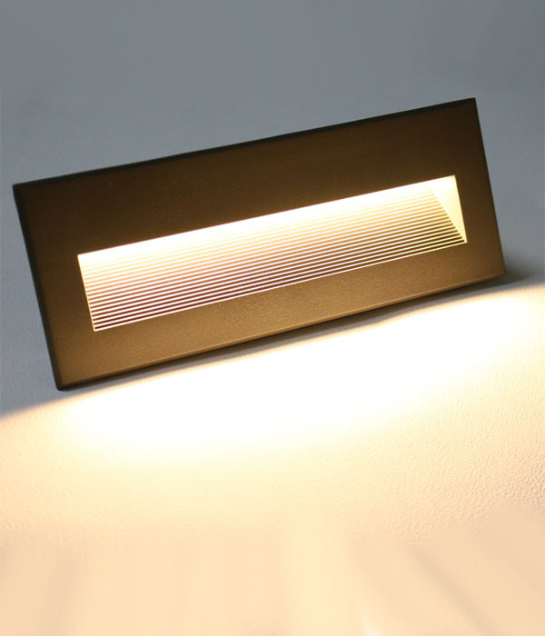 LED 250 외부 계단매입 (그레이) ( LED 8W 3000K )