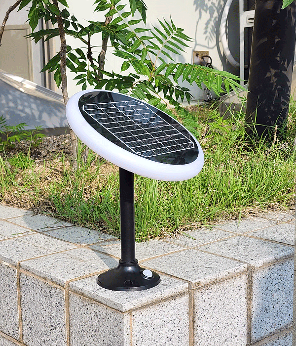 태양광 동그리 벽부등,문주등 (센서형)