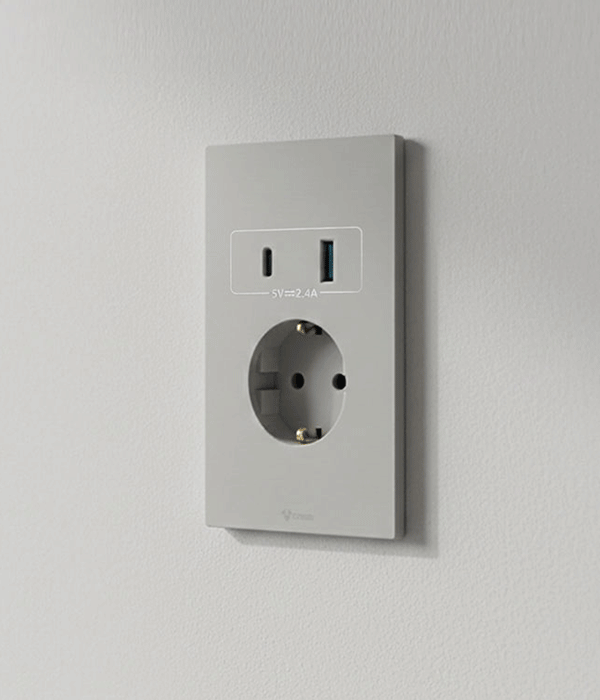 고네오 클래식 USB 콘센트 (C타입 1구 + USB 1구 + 콘센트 1구)
