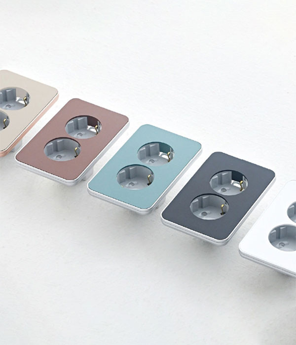 ONOF Outlet 콘센트(화이트, 블랙, 베이지, 그린, 브라운)