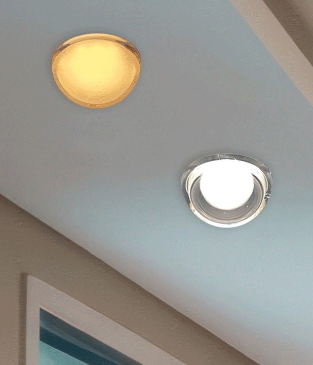 테나 3인치 타공 90mm 아크릴 매입등 LED 8W (2Type)