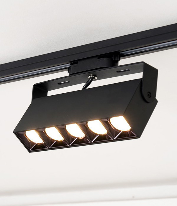 LED 포리 COB 레일등 25W 블랙/화이트 *주백색/전구색
