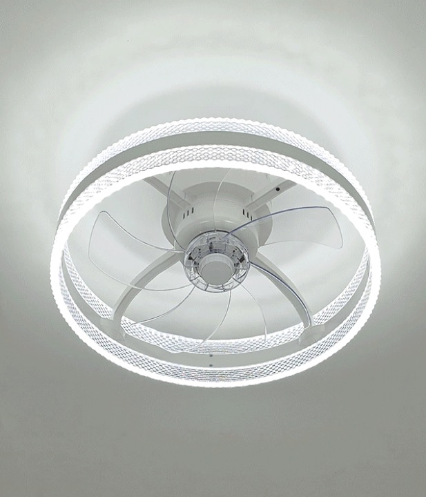 벨리 회전형 색변환 선풍기 리모컨 방등 화이트(LED 30W)