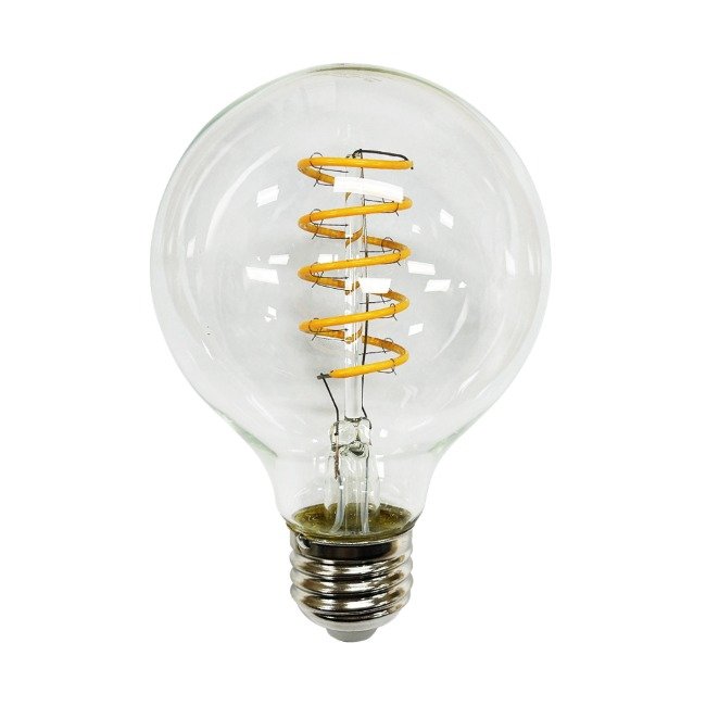 LED 에디슨 볼전구 G80 스파이럴 4W E26