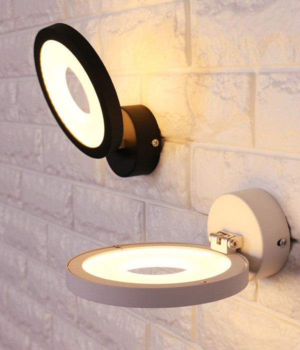 무드 앵글 벽등 LED 5W 블랙 / 화이트 단종