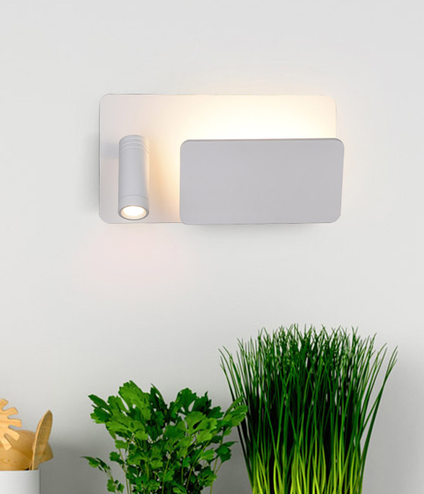 로아르 LED 2in1 벽등 5W+3W